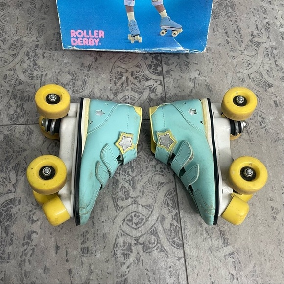 STARS Vintage Roller Derby Skates Girls Size 13 - Picture 4 of 8